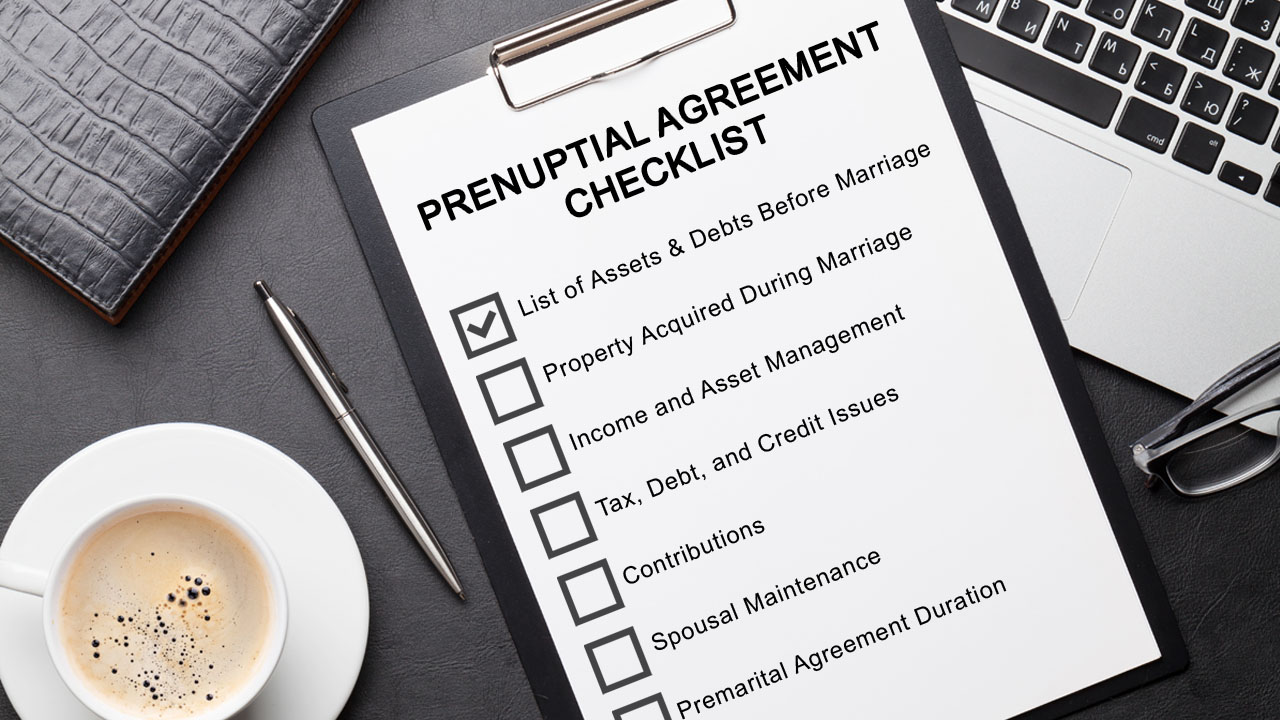 prenuptial-agreement-checklist