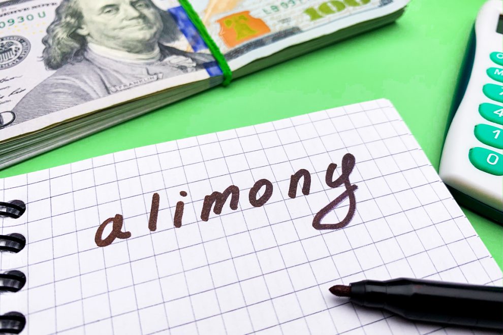 Money to pay child care alimony is on the table