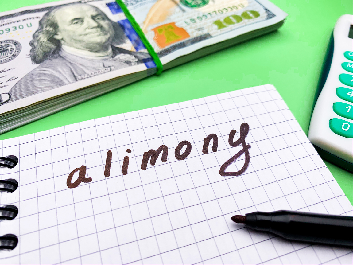 Money to pay child care alimony is on the table
