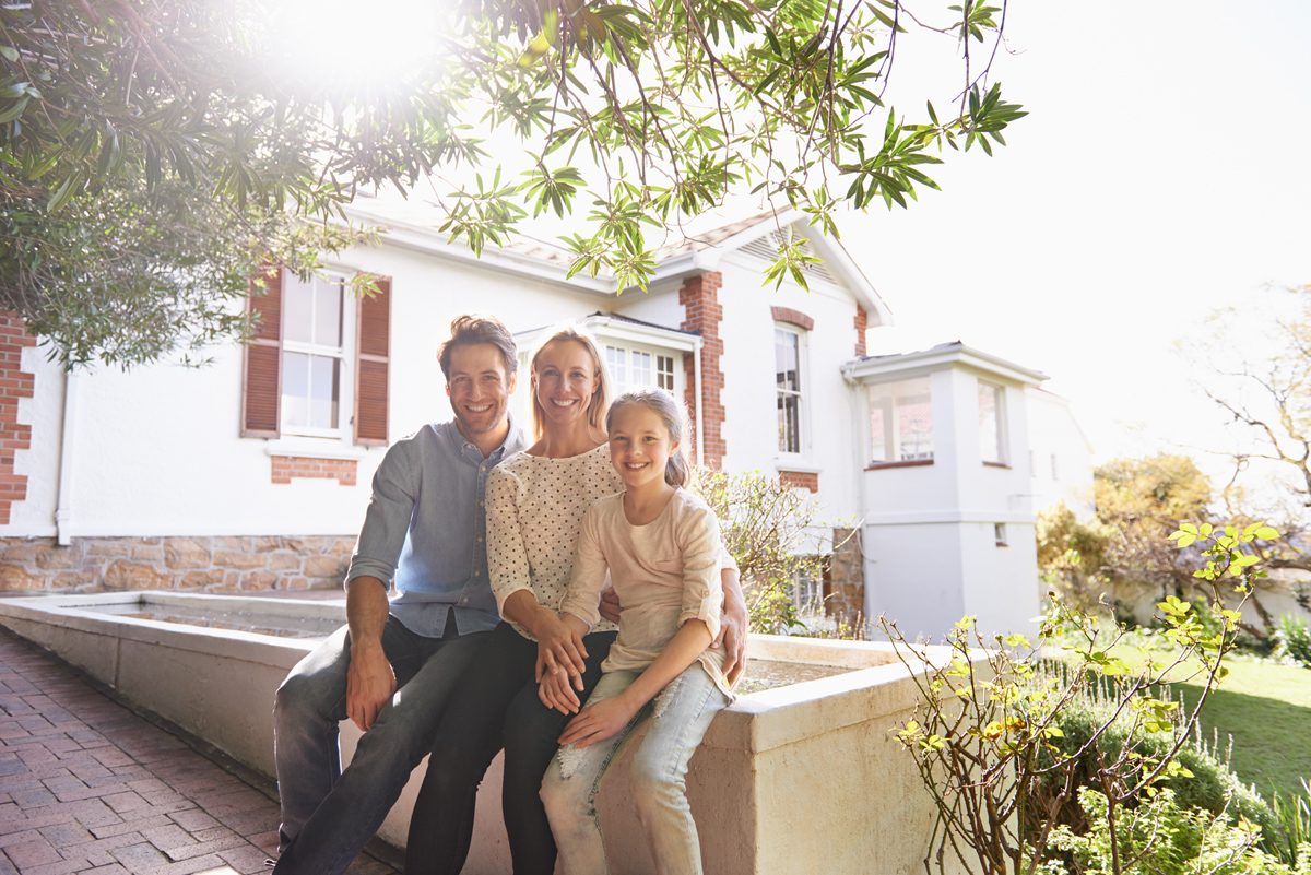 Home is where the family is.